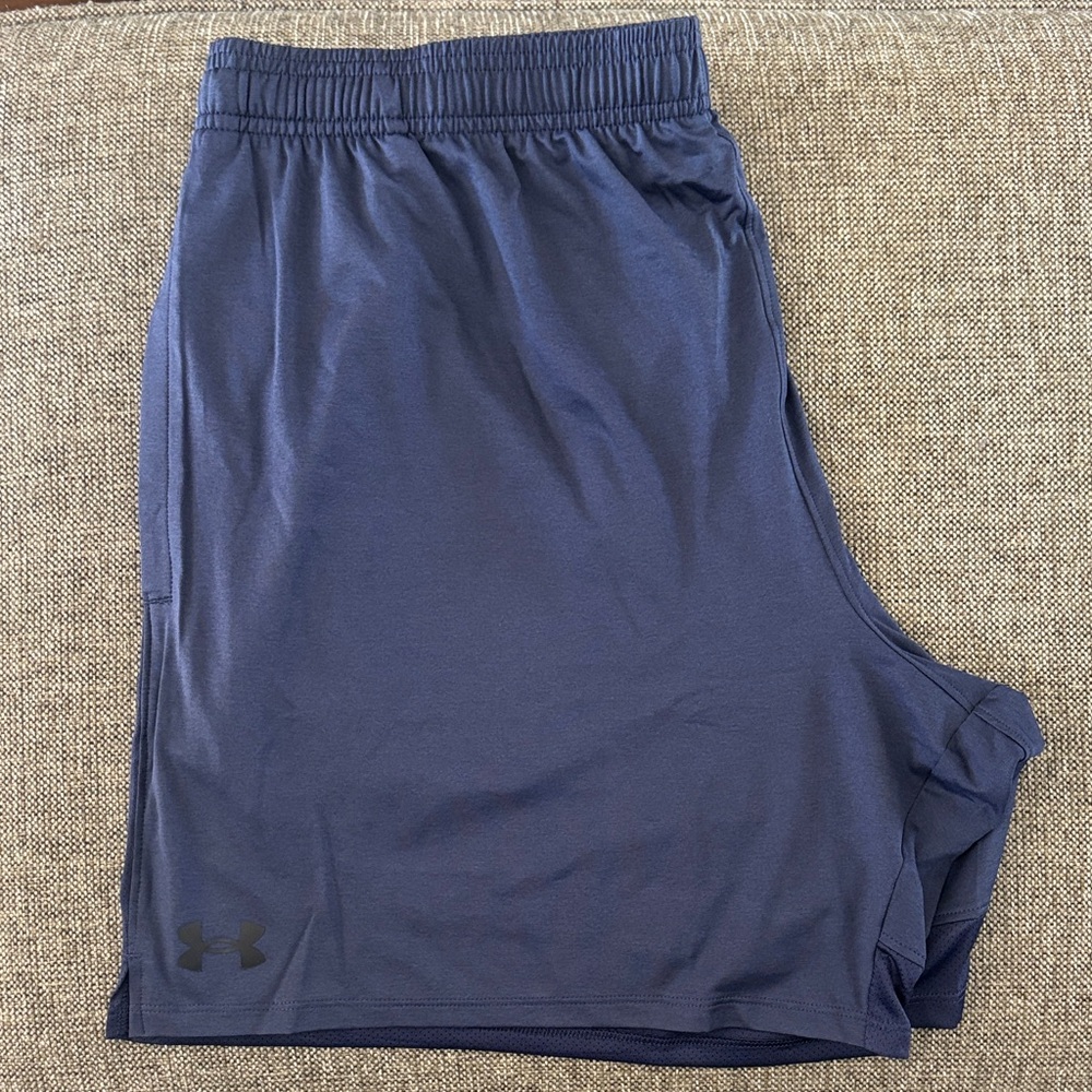 Under Armour Men's Navy Athletic Shorts